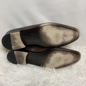 Canali | Shoes | Canali Men Penny Dark Brown Leather Loafers  display picture 3